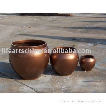 Fiberglass pot fibergalss planter fiberglass container garden planter in set